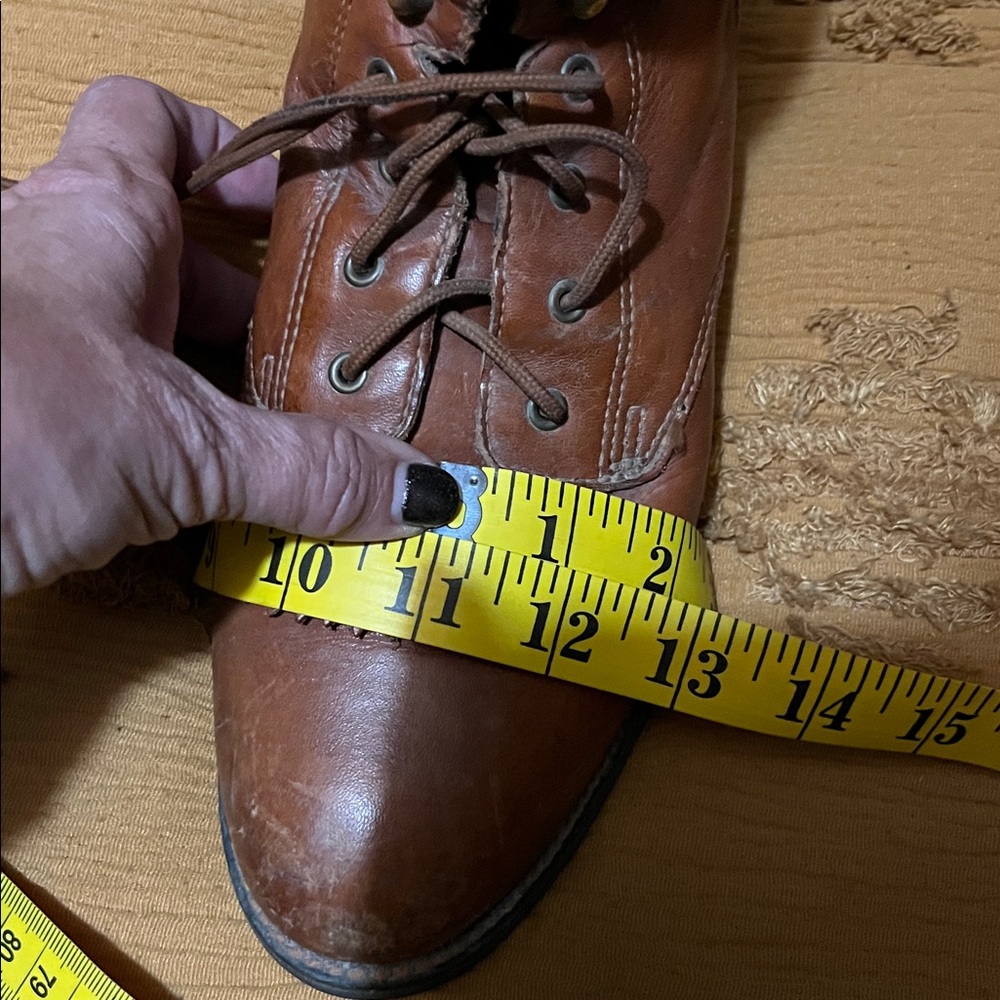 Ariat Women's Kiltie Brown Leather Lace Up Boots Sz 8 - Picture 13 of 13